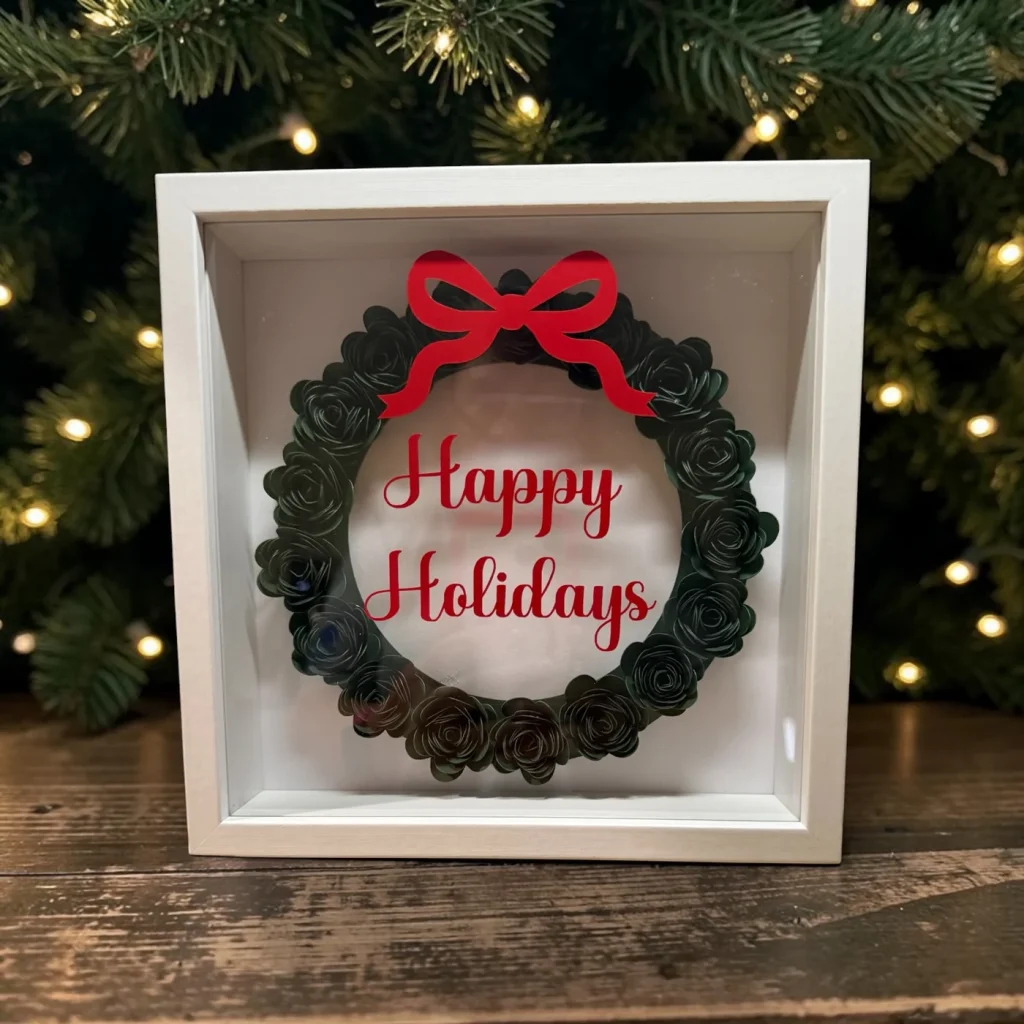 Happy Holidays Wreath